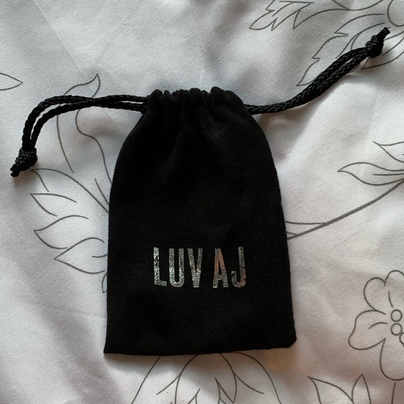 LUV AJ Diamond Kite Crawler Earring Set - Picture 2 of 4